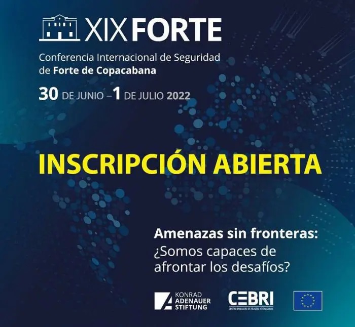 Inscríbete a la Conferencia de Seguridad Internacional Forte de Copacabana