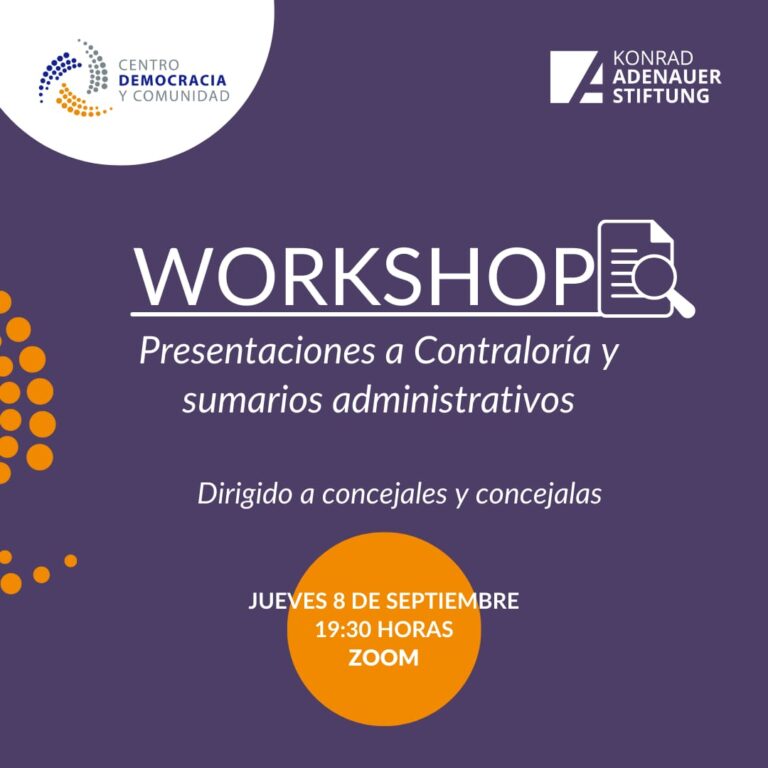 Ciclo de workshops para concejalías